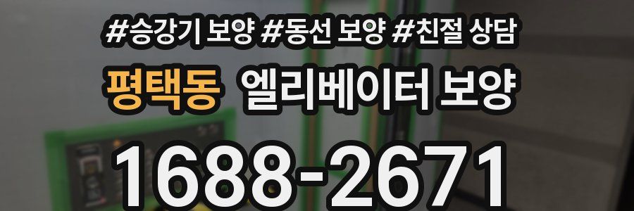 평택동 엘리베이터 보양