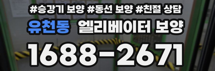 유천동 엘리베이터 보양