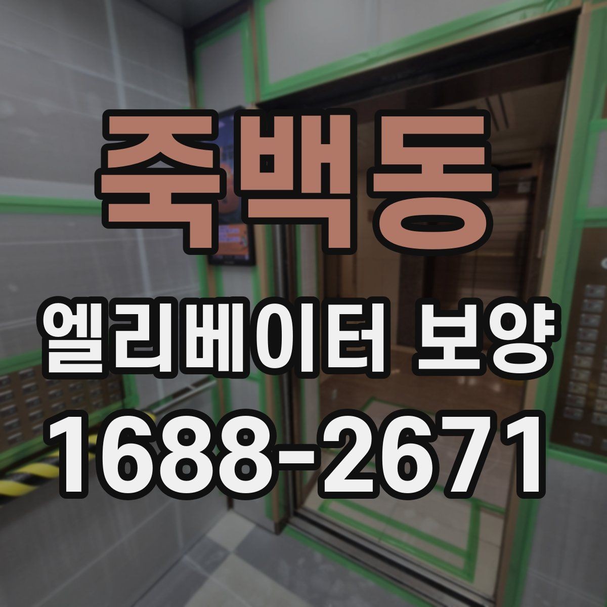 죽백동 엘리베이터 보양 품질을 좌우하는 핵심 요소