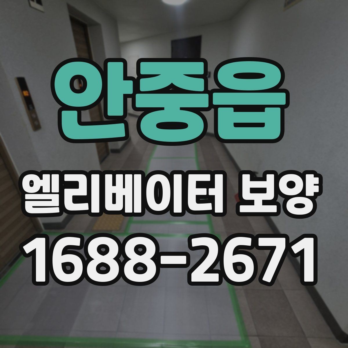 안중읍 엘리베이터 보양 작업 중 발생하기 쉬운 실수