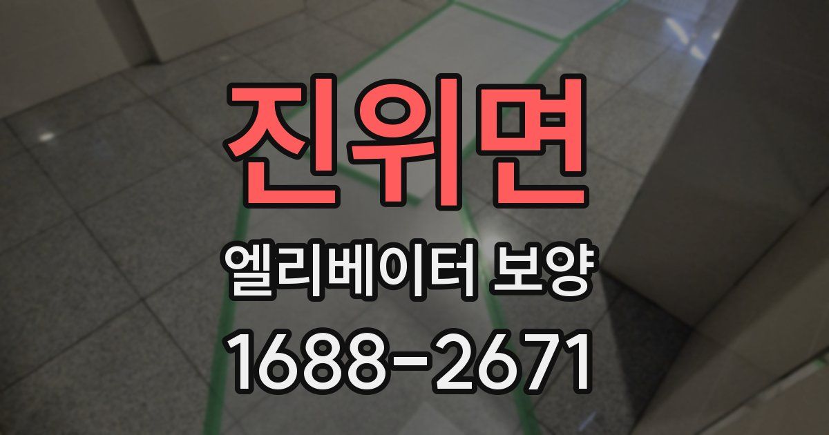 진위면 엘리베이터 보양