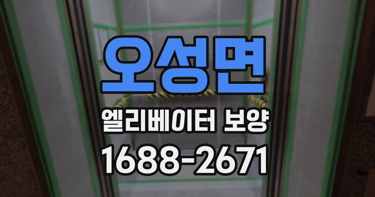 오성면 엘리베이터 보양