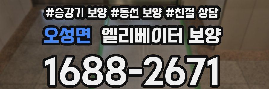 오성면 엘리베이터 보양