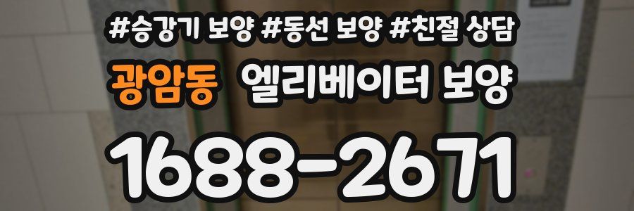 광암동 엘리베이터 보양