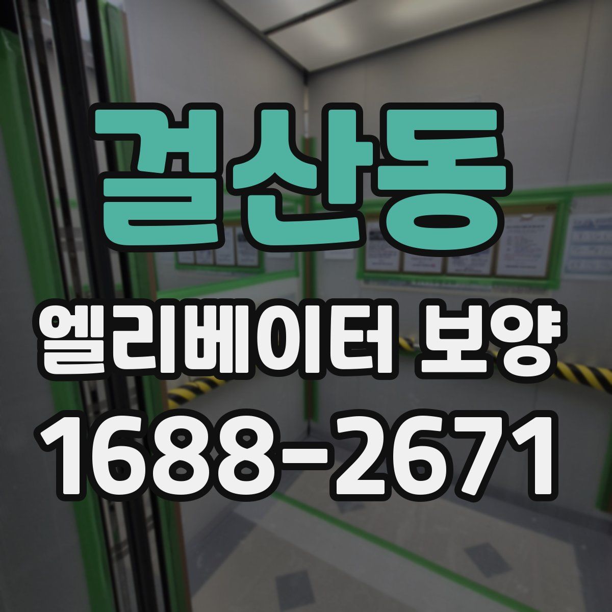 걸산동 엘리베이터 보양