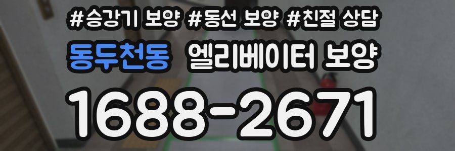 동두천동 엘리베이터 보양