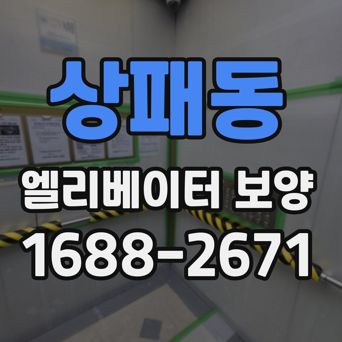 상패동 엘리베이터 보양