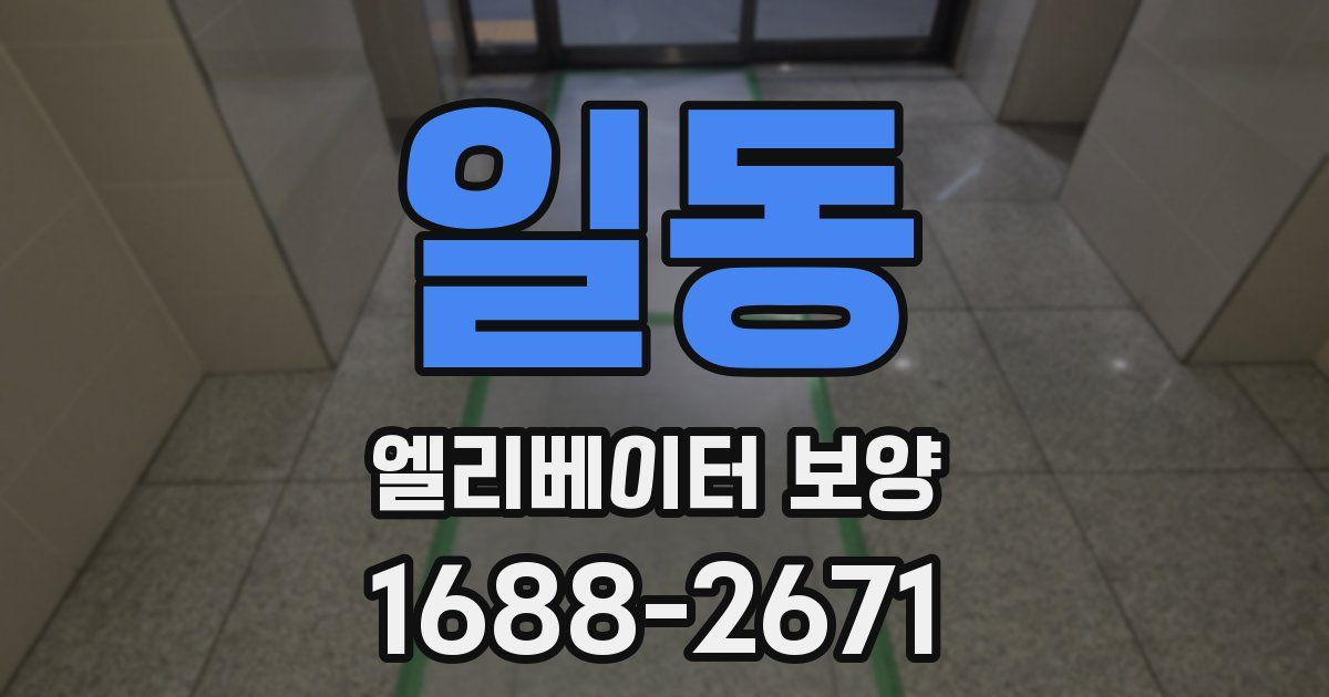 일동 엘리베이터 보양