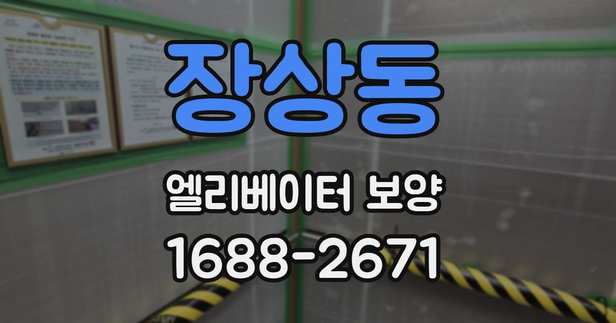 장상동 엘리베이터 보양