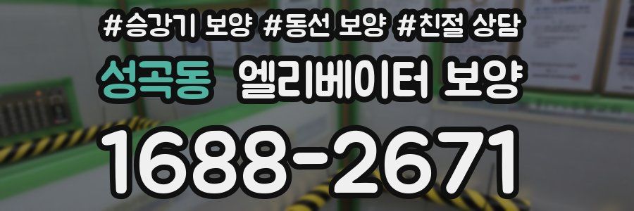 성곡동 엘리베이터 보양