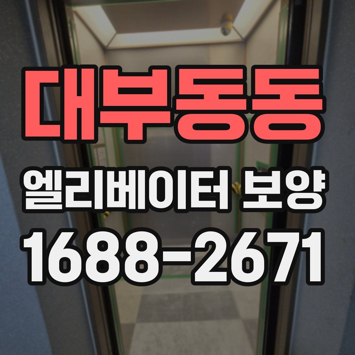 대부동동 엘리베이터 보양 업체와 협의할 때 질문할 내용