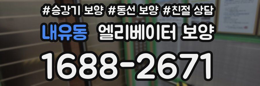 내유동 엘리베이터 보양