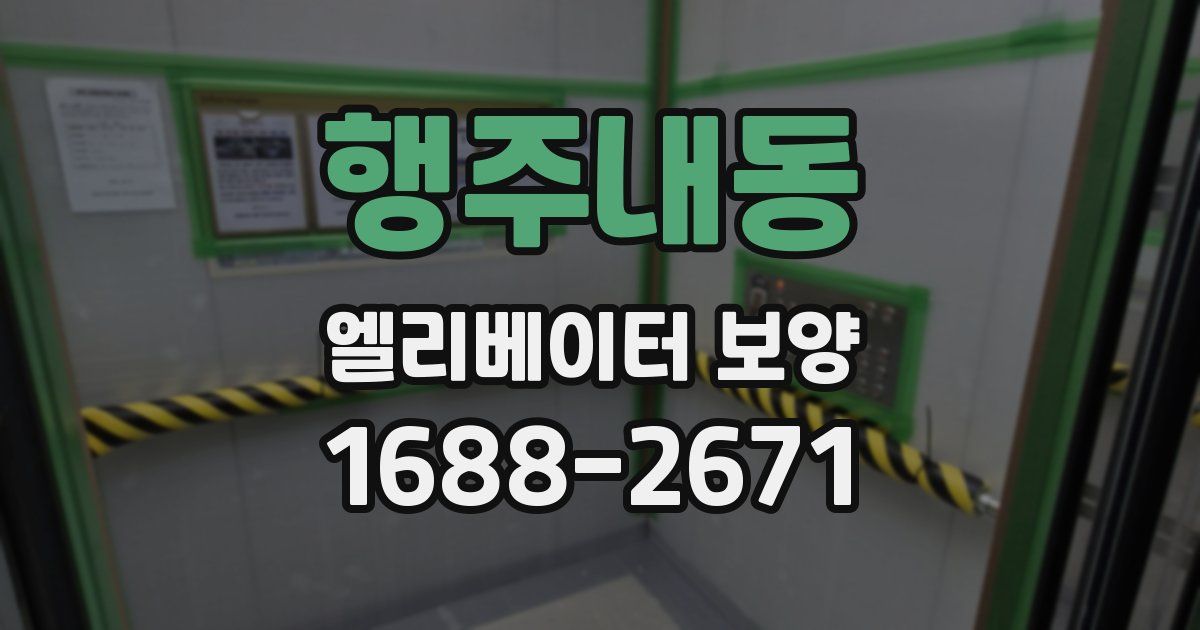 행주내동 엘리베이터 보양