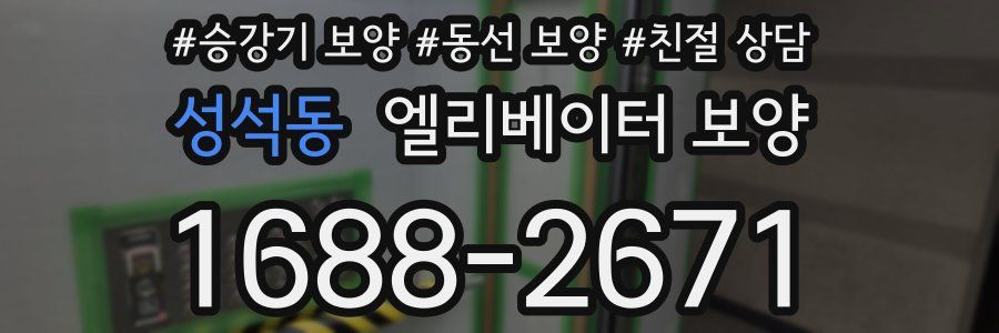 성석동 엘리베이터 보양