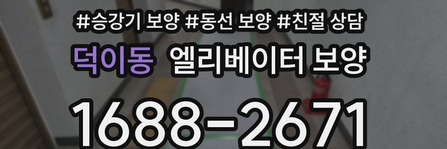 덕이동 엘리베이터 보양