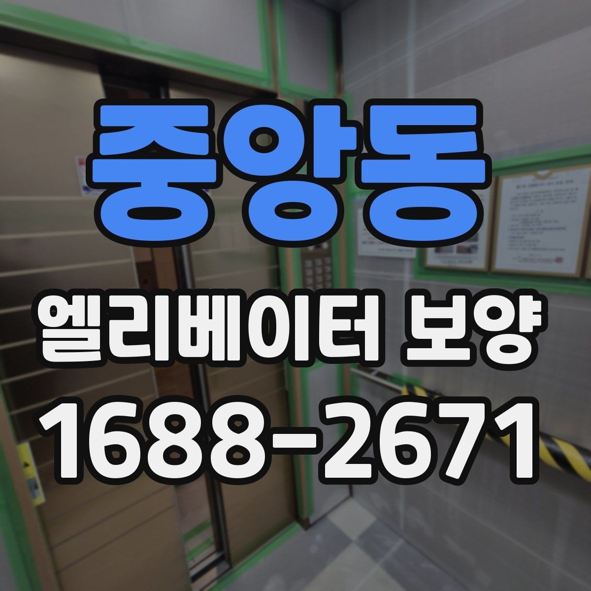 중앙동 엘리베이터 보양 비용은 무엇으로 달라질까