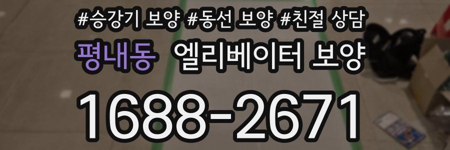 평내동 엘리베이터 보양