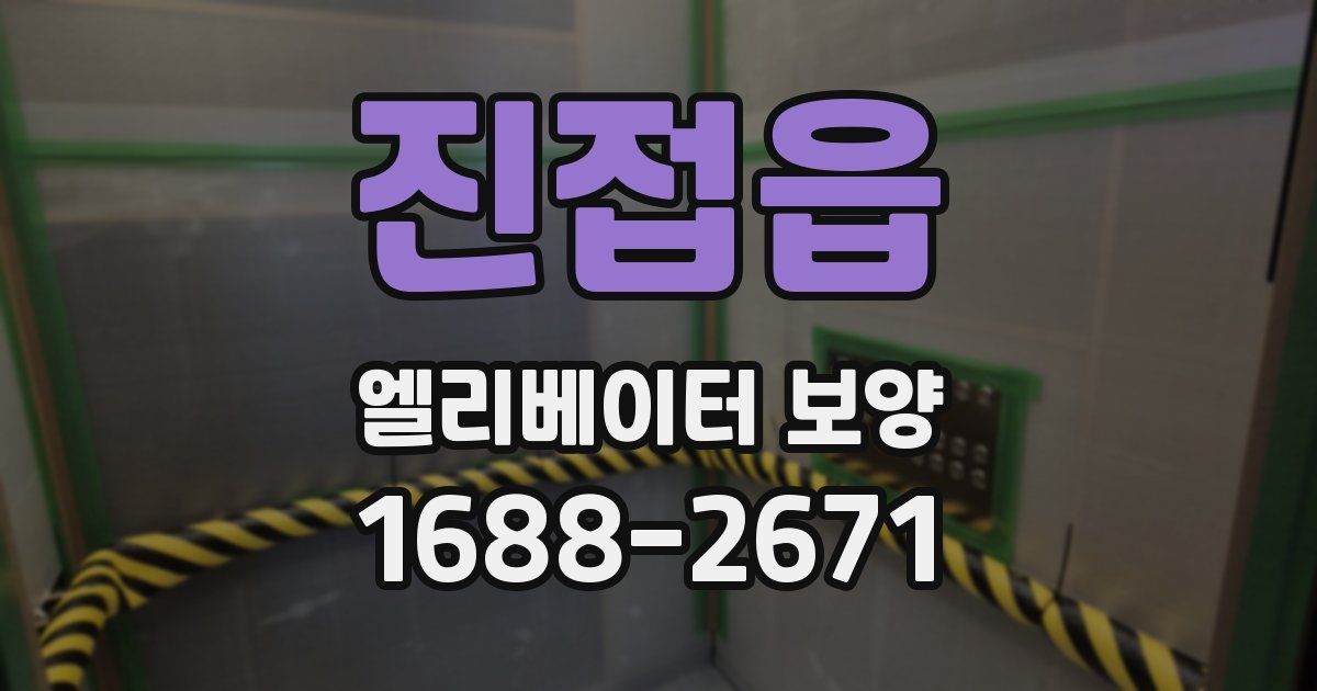 진접읍 엘리베이터 보양