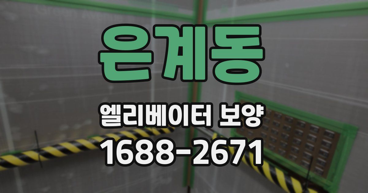 은계동 엘리베이터 보양