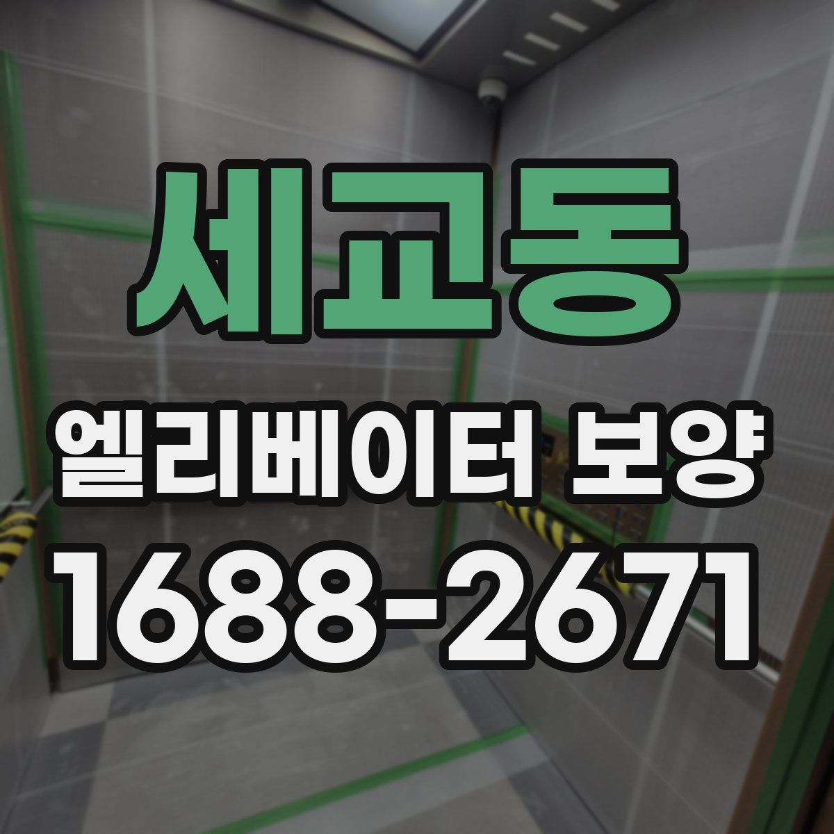 세교동 엘리베이터 보양