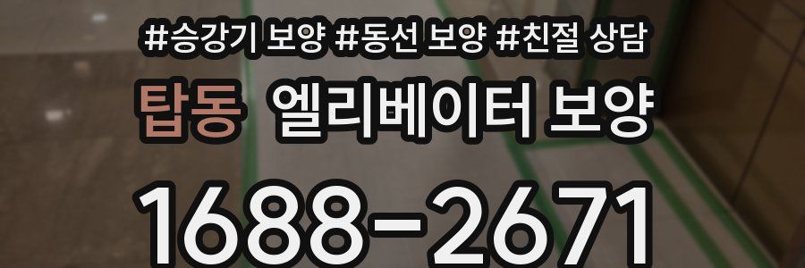 탑동 엘리베이터 보양