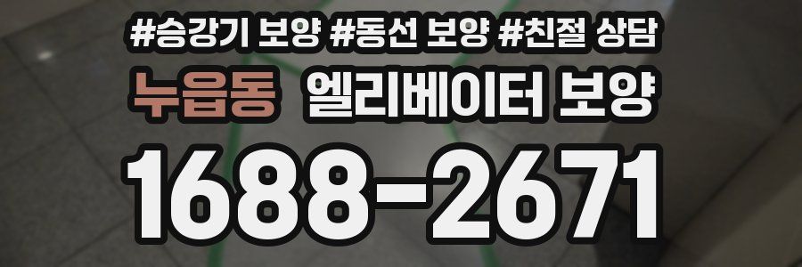 누읍동 엘리베이터 보양