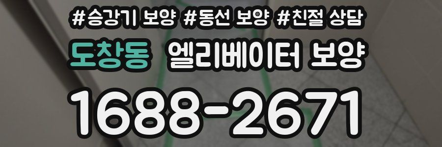 도창동 엘리베이터 보양