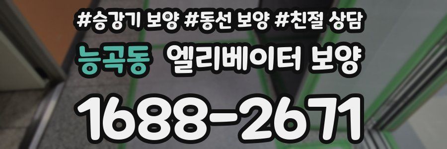 능곡동 엘리베이터 보양