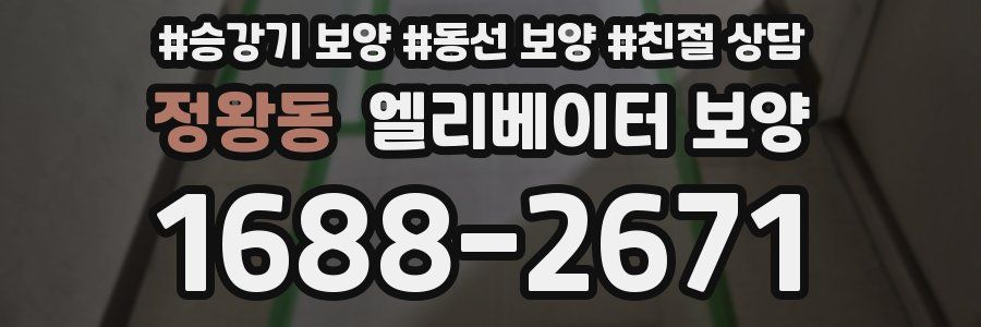 정왕동 엘리베이터 보양