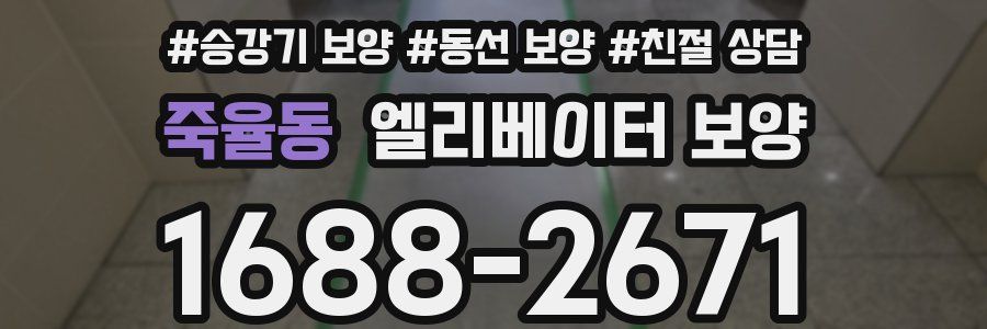 죽율동 엘리베이터 보양