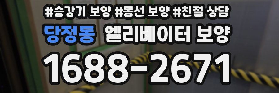 당정동 엘리베이터 보양
