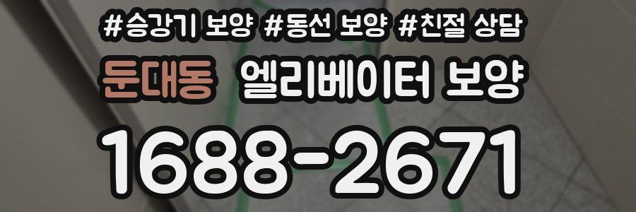 둔대동 엘리베이터 보양