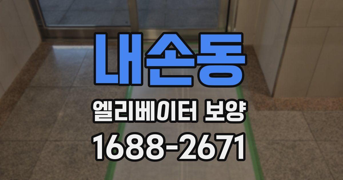 내손동 엘리베이터 보양
