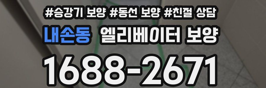 내손동 엘리베이터 보양