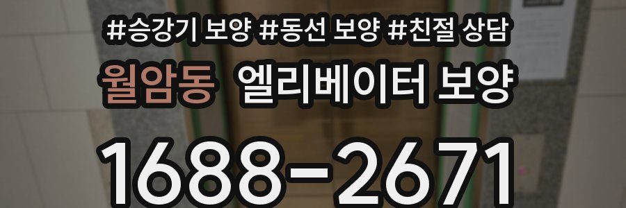 월암동 엘리베이터 보양