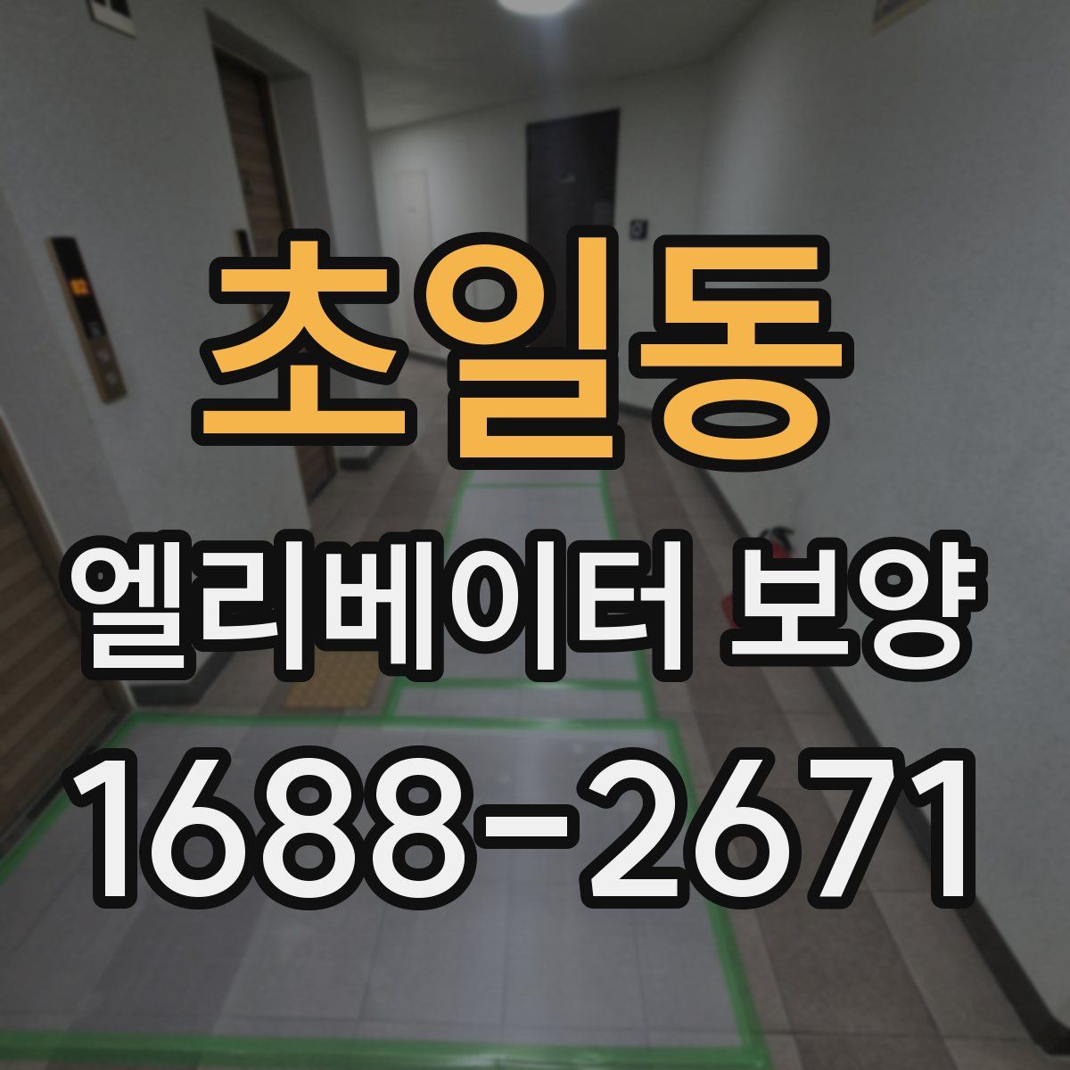 초일동 엘리베이터 보양
