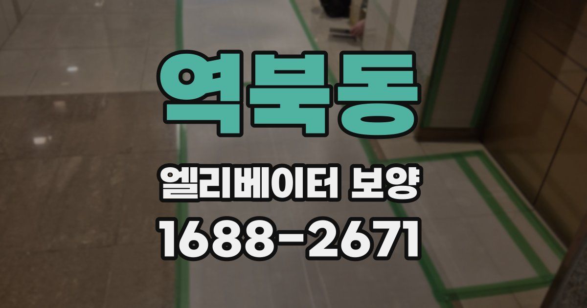 역북동 엘리베이터 보양