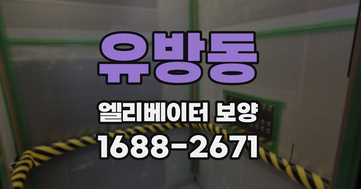 유방동 엘리베이터 보양