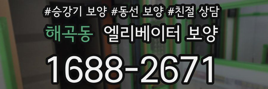 해곡동 엘리베이터 보양