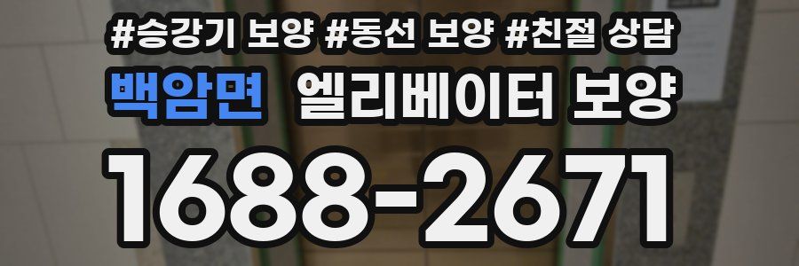 백암면 엘리베이터 보양