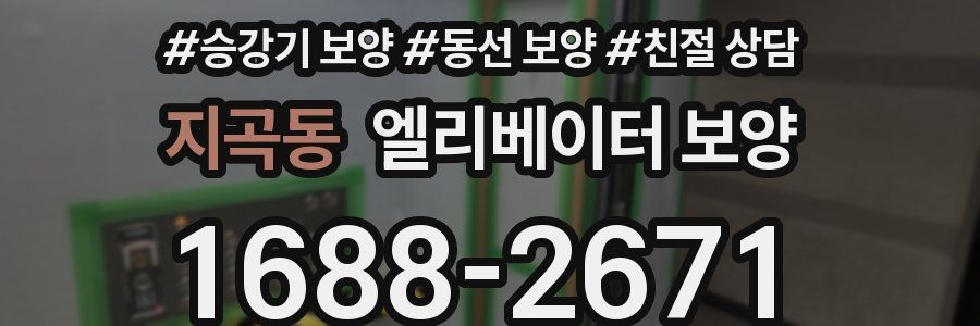 지곡동 엘리베이터 보양
