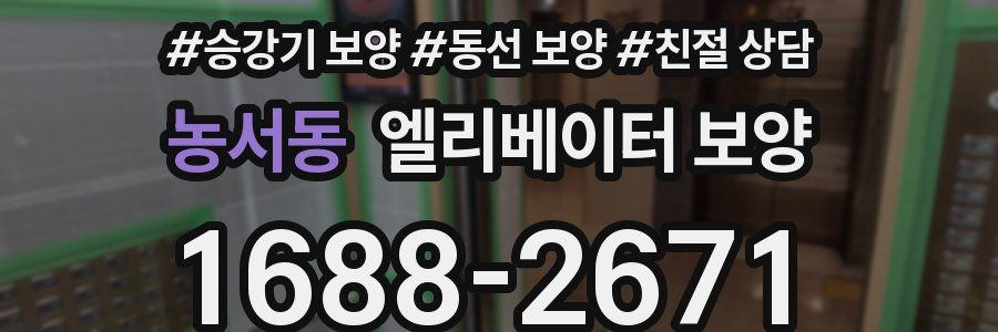 농서동 엘리베이터 보양