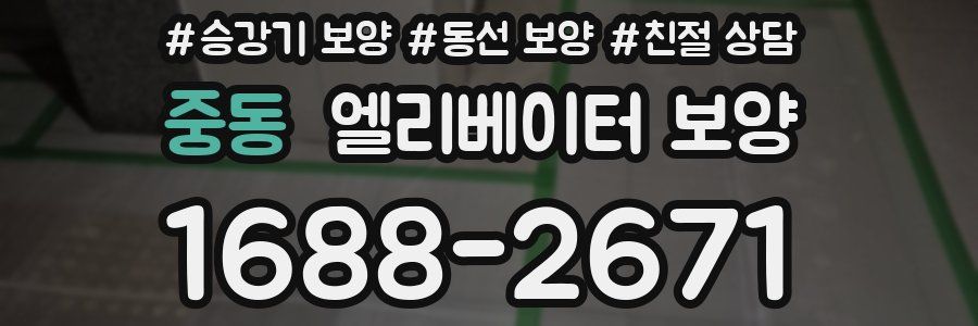 중동 엘리베이터 보양