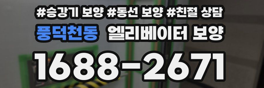 풍덕천동 엘리베이터 보양