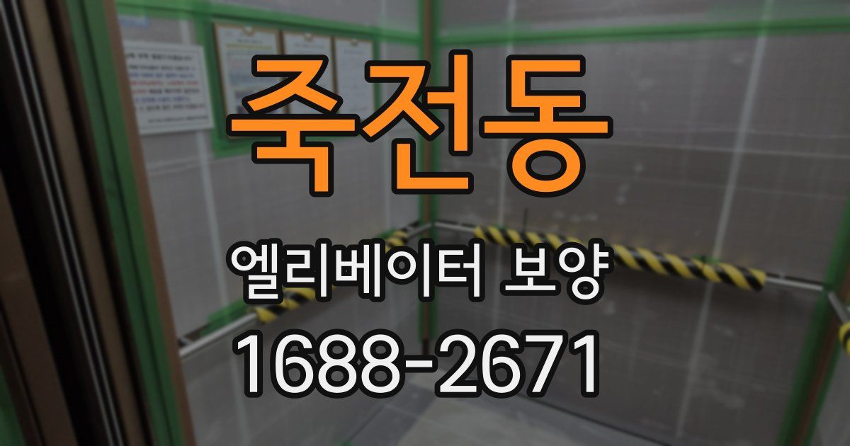 죽전동 엘리베이터 보양