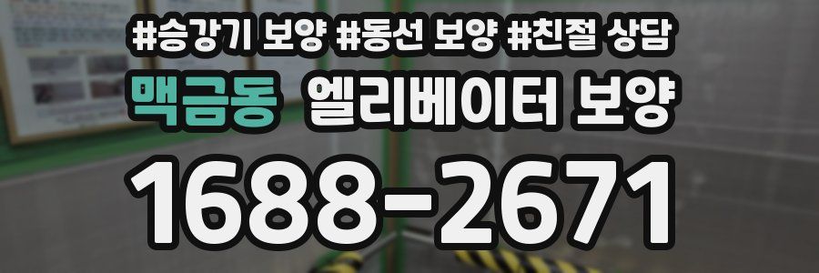 맥금동 엘리베이터 보양