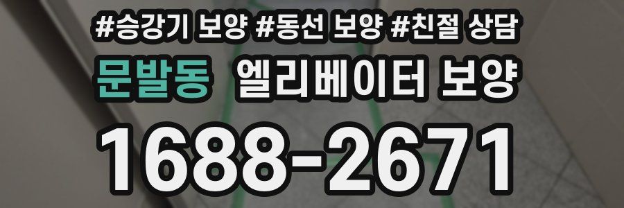 문발동 엘리베이터 보양