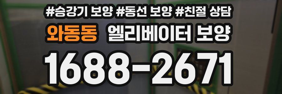 와동동 엘리베이터 보양