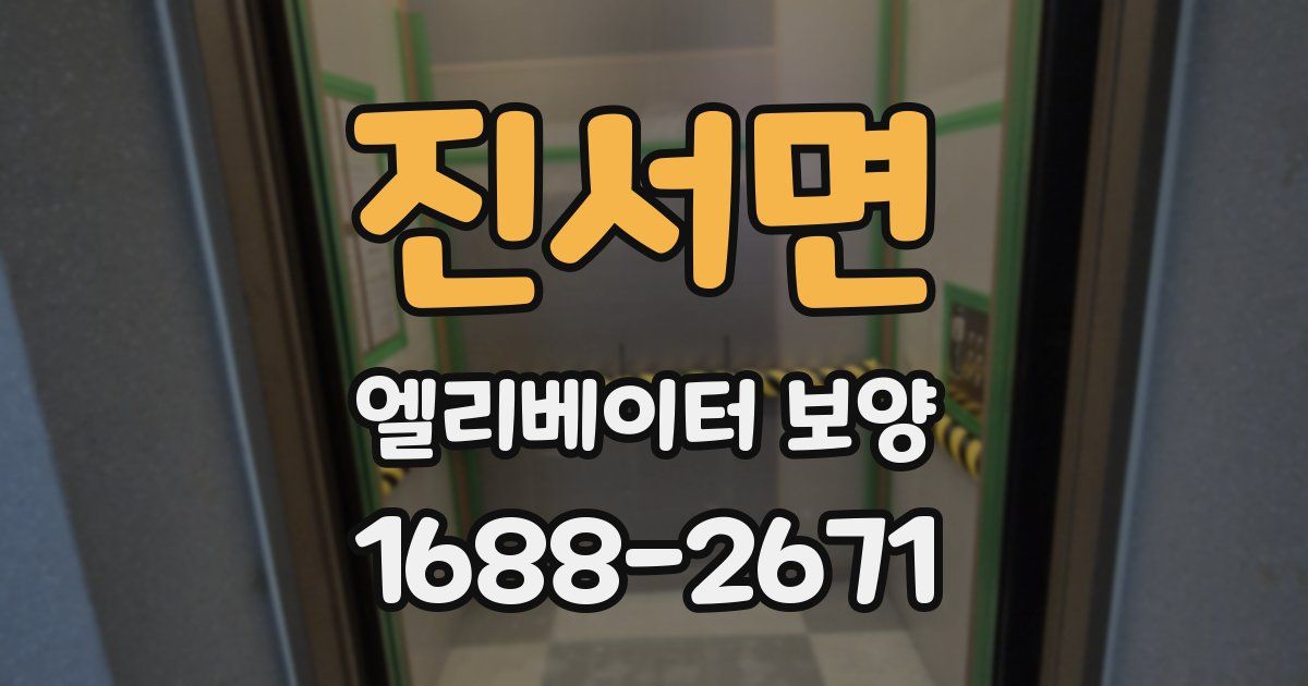 진서면 엘리베이터 보양