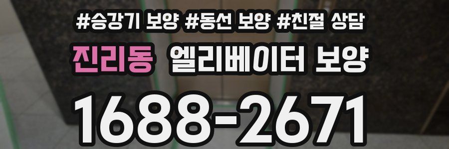 진리동 엘리베이터 보양